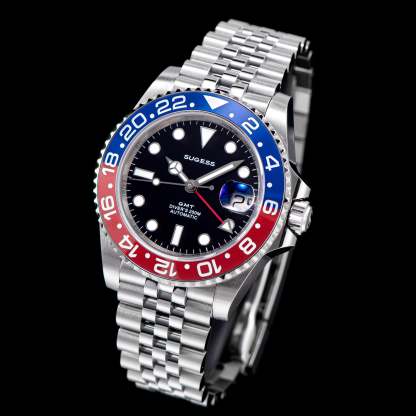 GMT DIVER'S SU126710BLRO V2 Red & Blue Bezel-TIME.SHOP