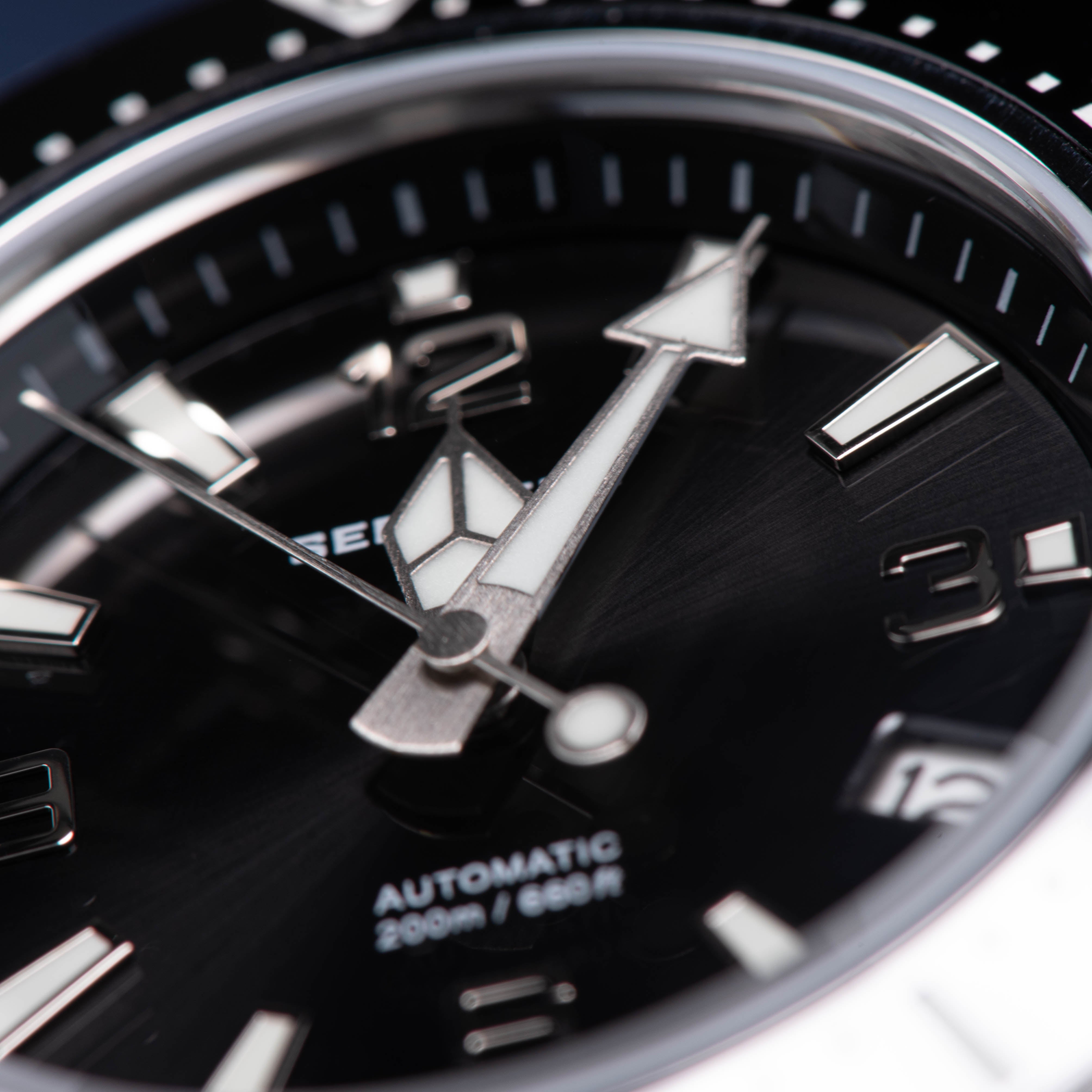 Seestern 416 Professional Diver Watch S416BK Black Dial-TIME.SHOP