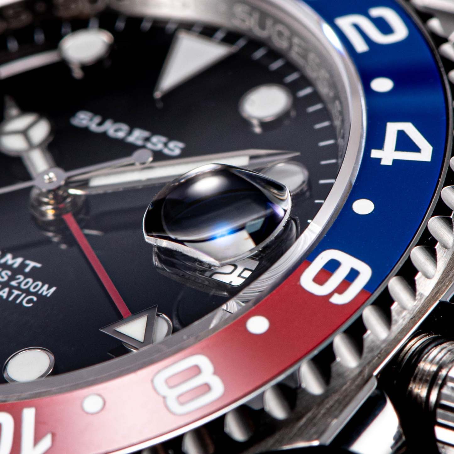 GMT DIVER'S SU126710BLRO V2 Red & Blue Bezel-TIME.SHOP
