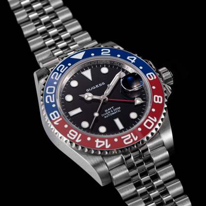 GMT DIVER'S SU126710BLRO V2 Red & Blue Bezel-TIME.SHOP