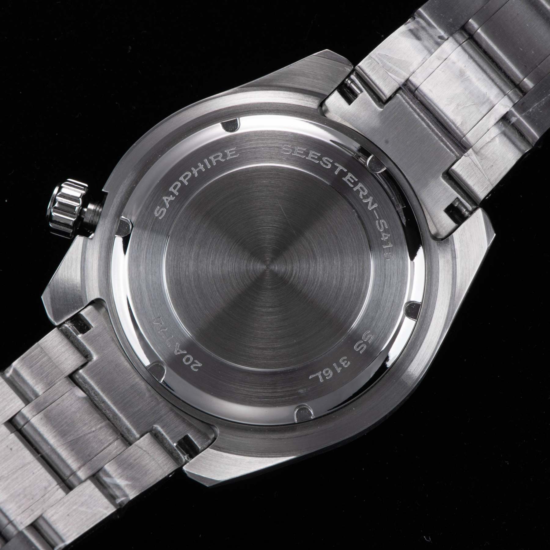 Seestern 416 Professional Diver Watch S416BK Black Dial-TIME.SHOP