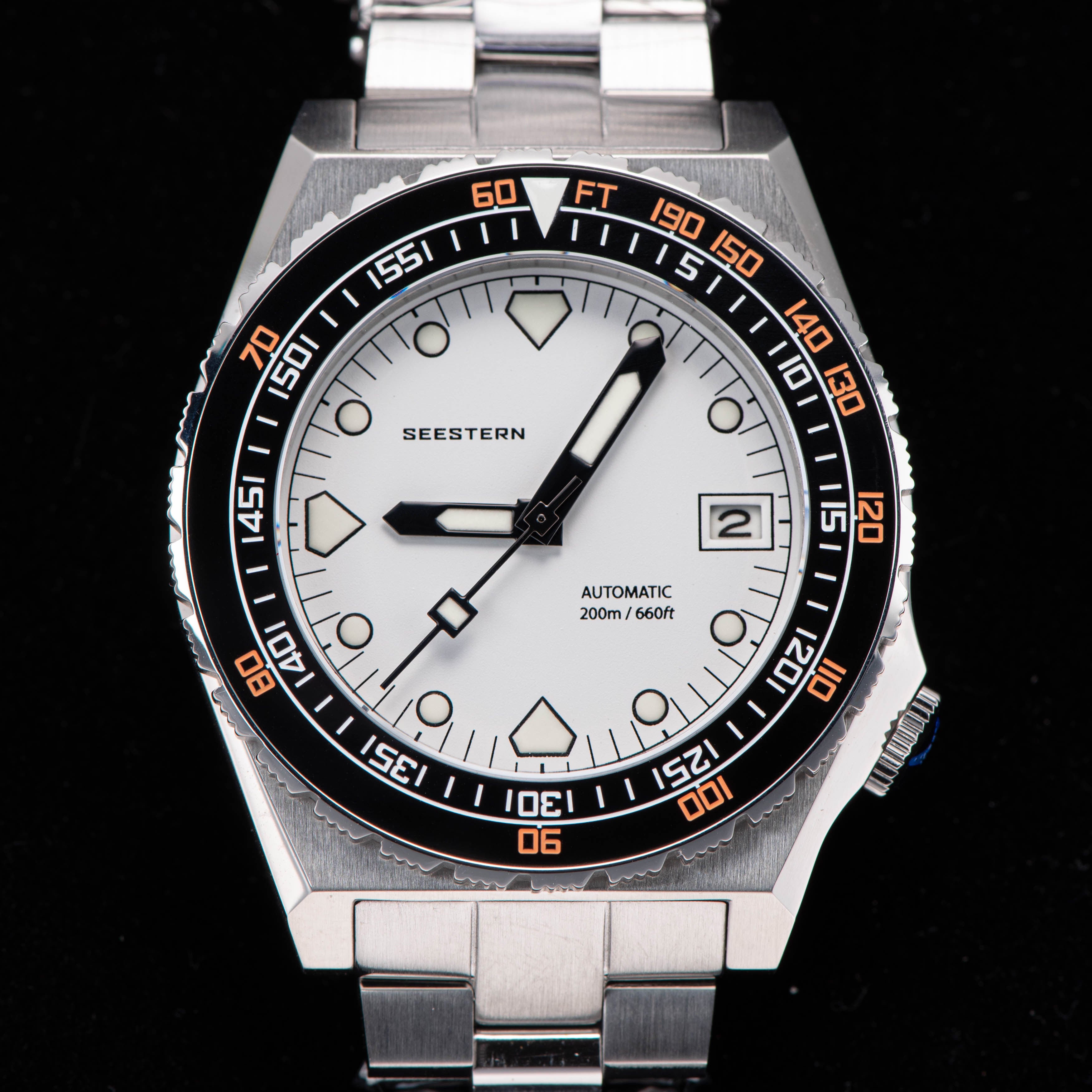 Seestern Vintage 407 600T White Dial Ceramic Beze-TIME.SHOP