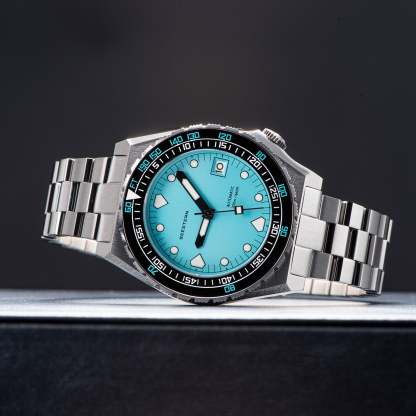 Seestern Vintage 407 600T Light Blue Dial Ceramic Bezel-TIME.SHOP