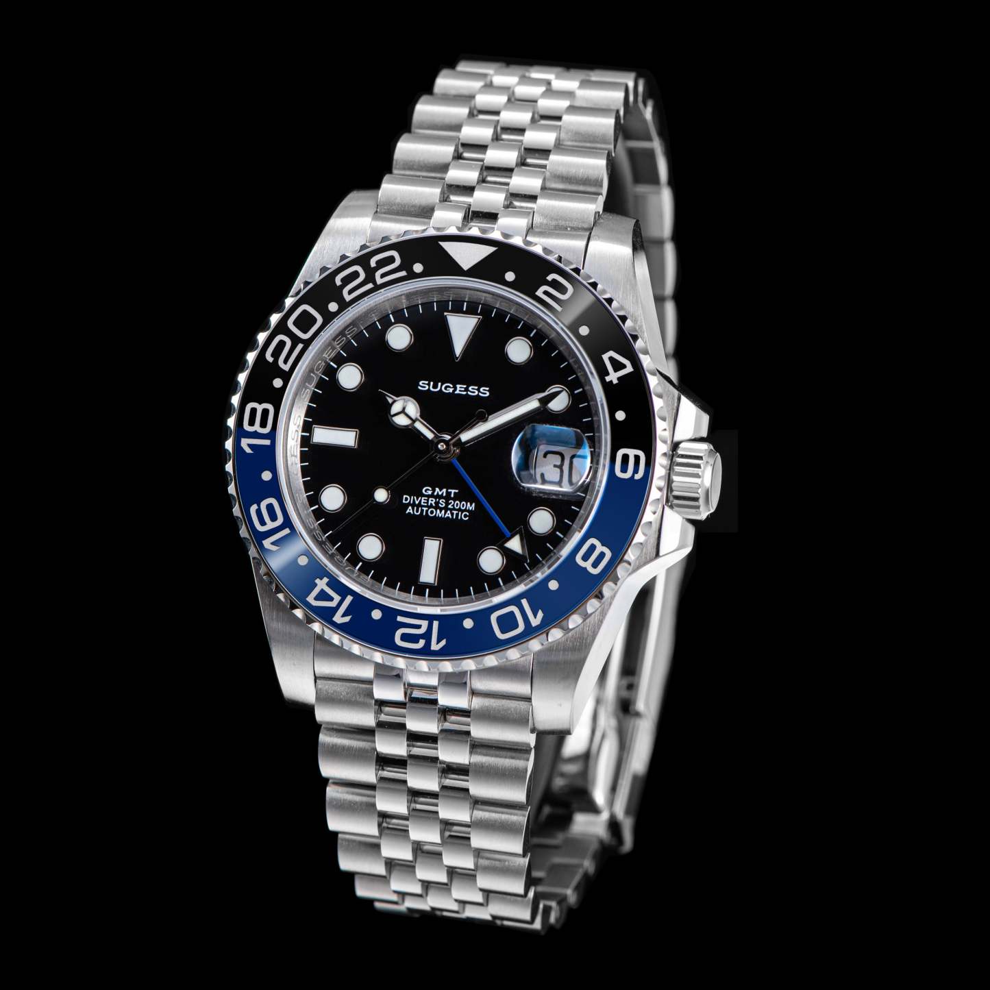 GMT DIVER'S SG126710BLNR Blue & Black Bezel Jubilee Bracelet-TIME.SHOP