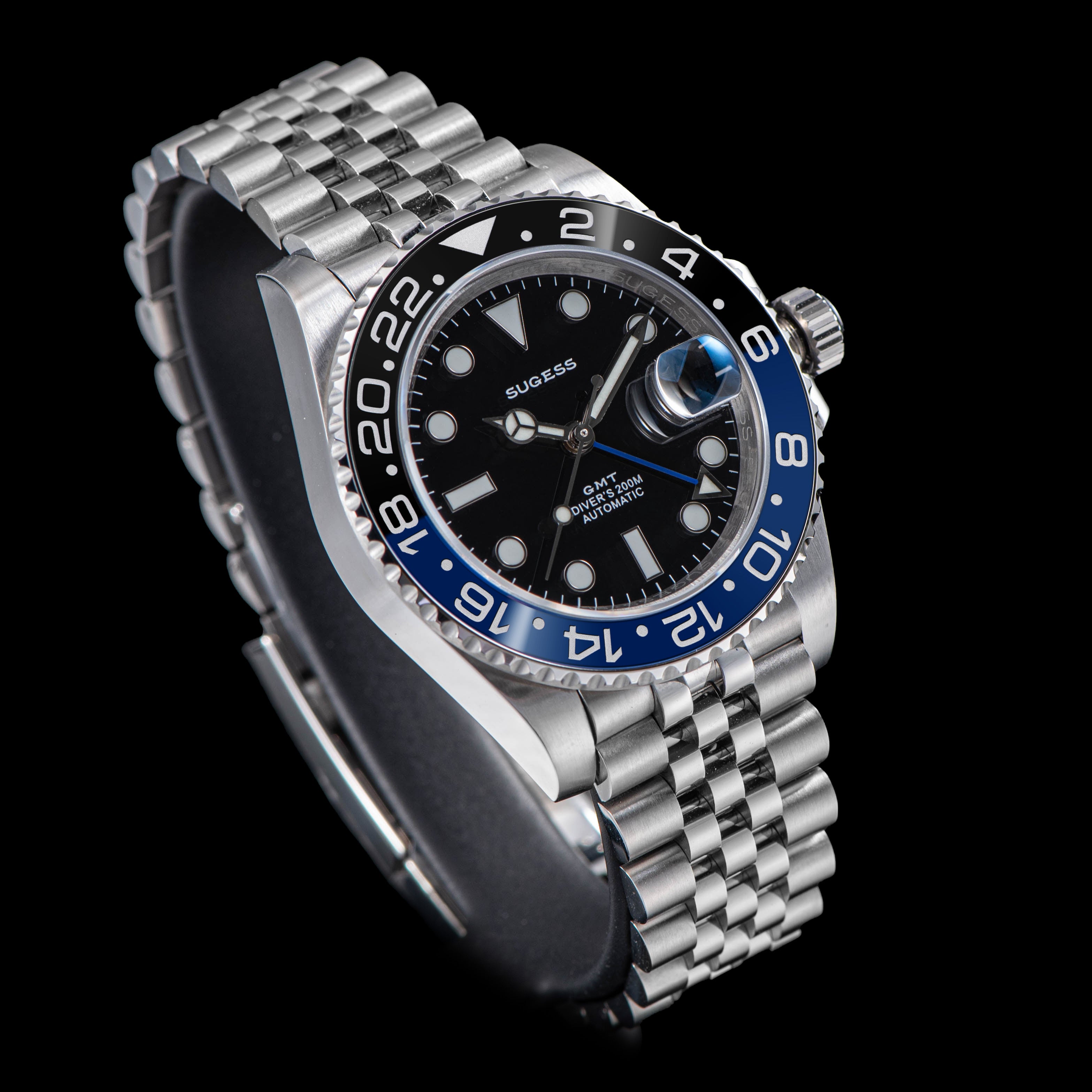 GMT DIVER'S SG126710BLNR Blue & Black Bezel Jubilee Bracelet-TIME.SHOP