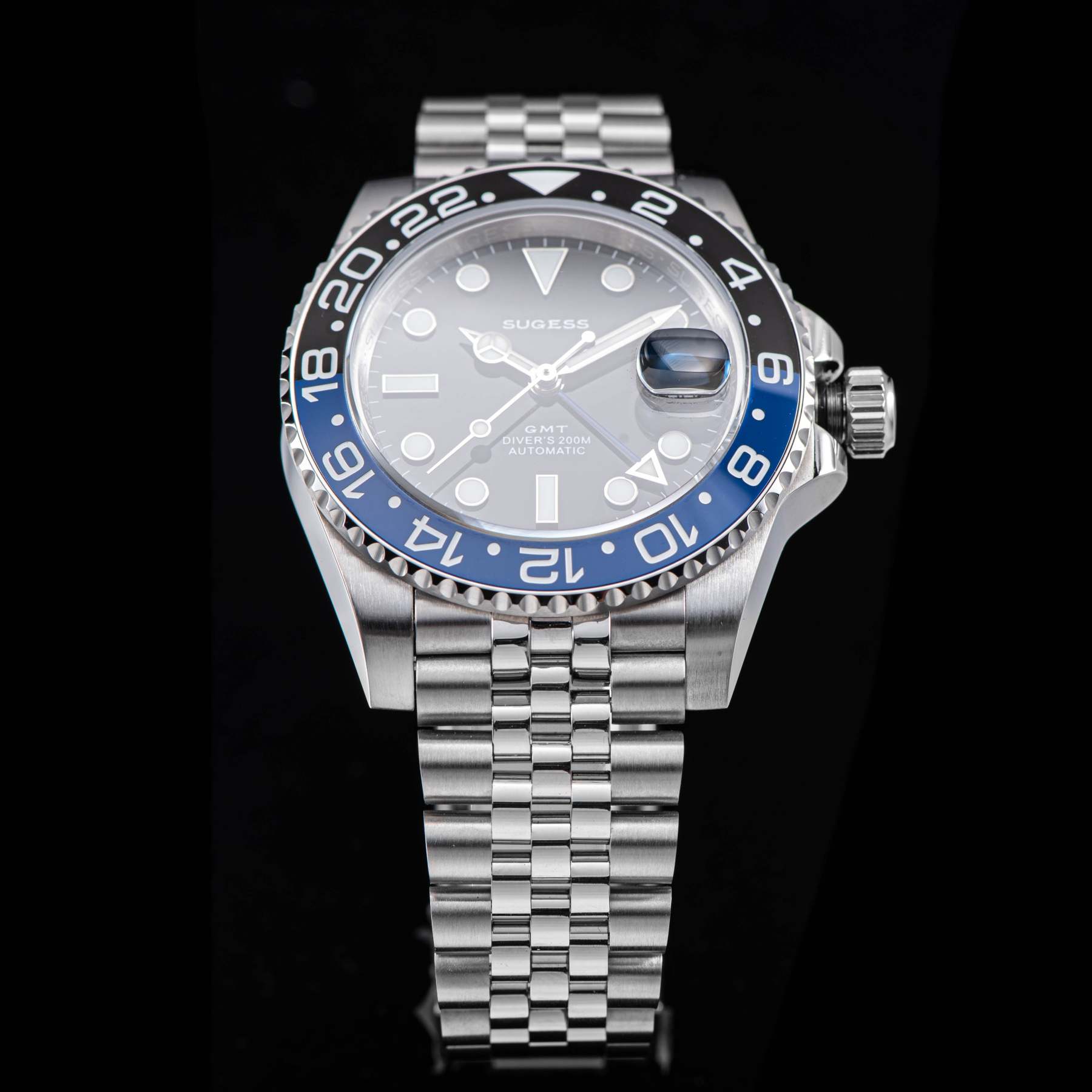 GMT DIVER'S SG126710BLNR Blue & Black Bezel Jubilee Bracelet-TIME.SHOP