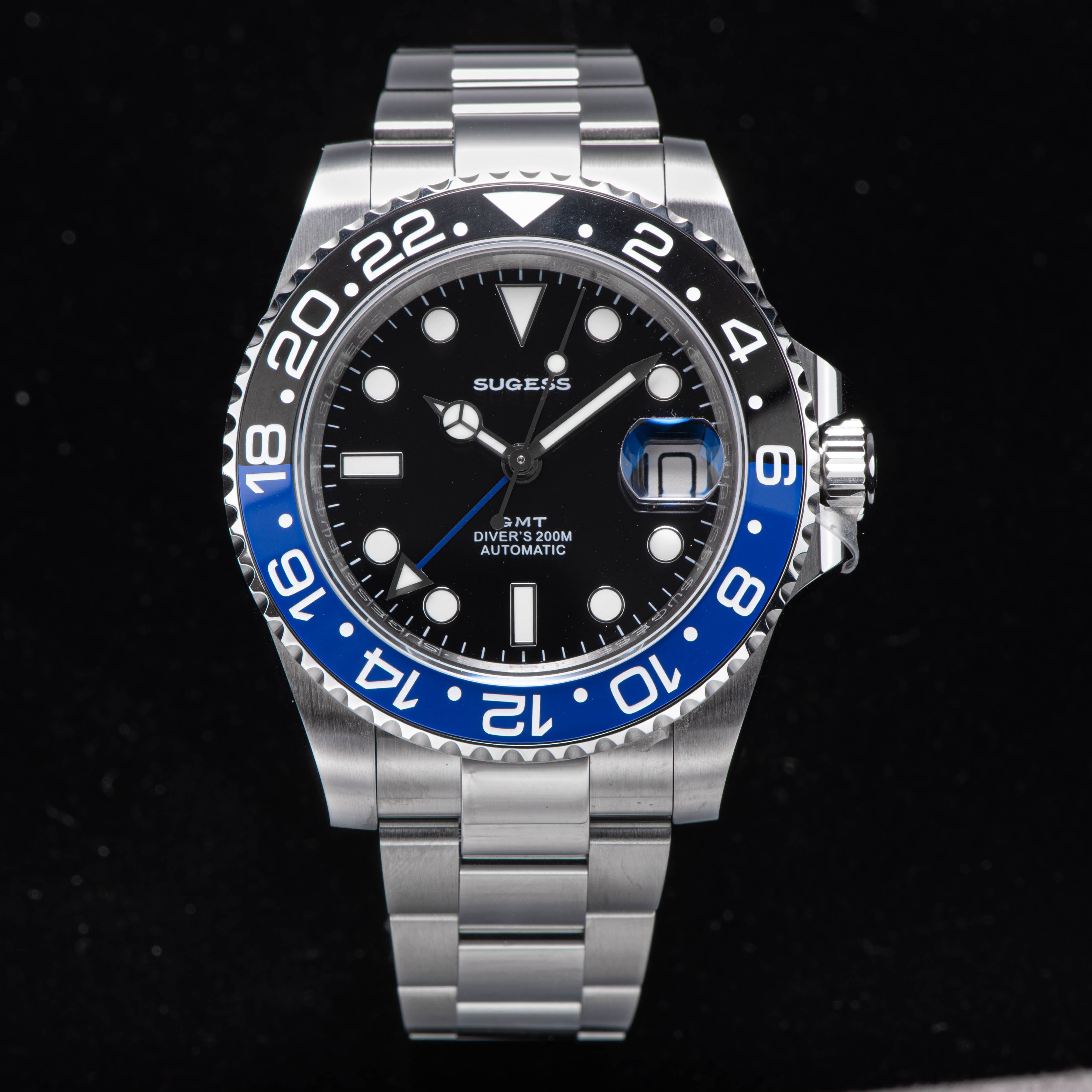 GMT DIVER'S SG126710BLNR Blue & Black Bezel Jubilee Bracelet-TIME.SHOP
