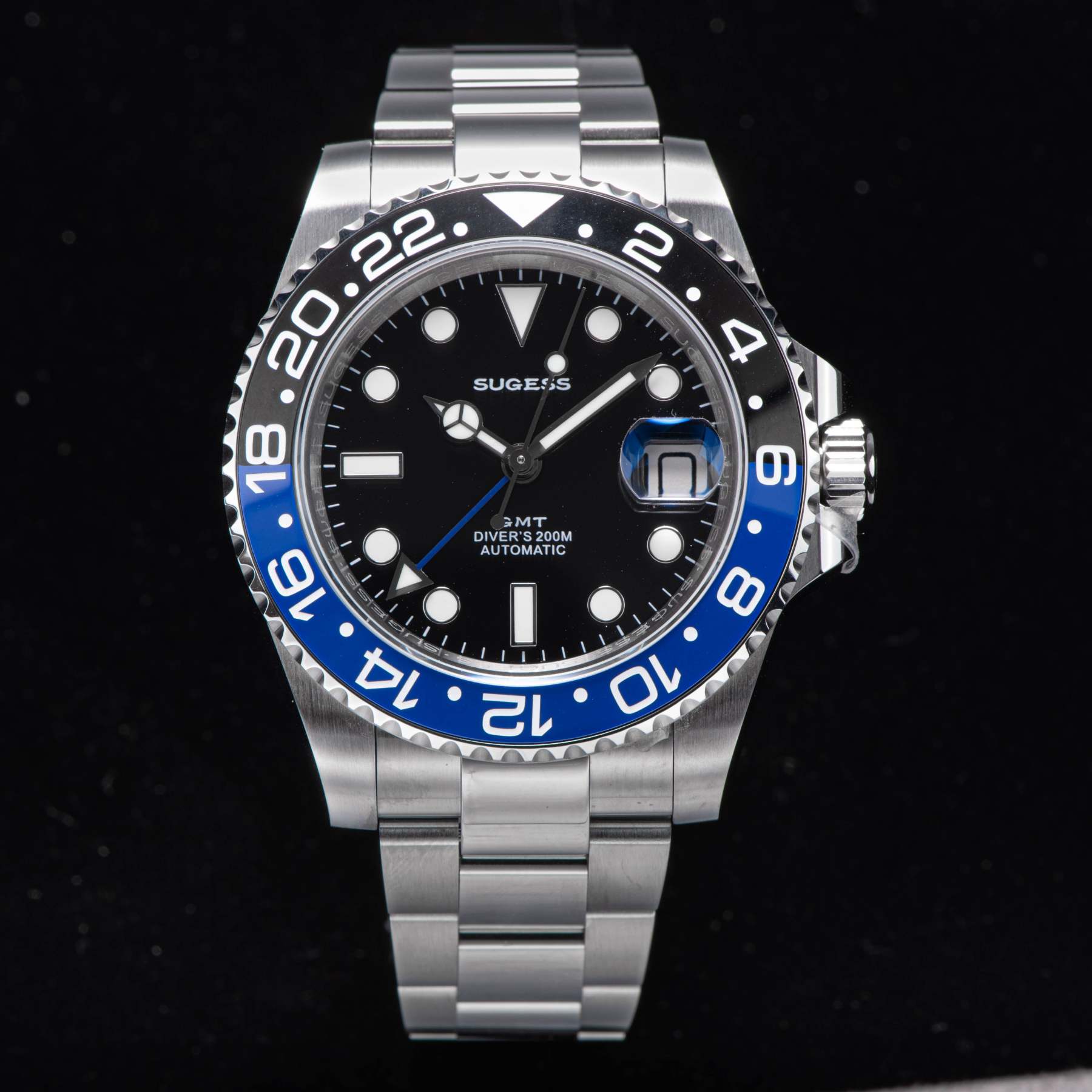 GMT DIVER'S SG126710BLNR Blue & Black Bezel Jubilee Bracelet-TIME.SHOP