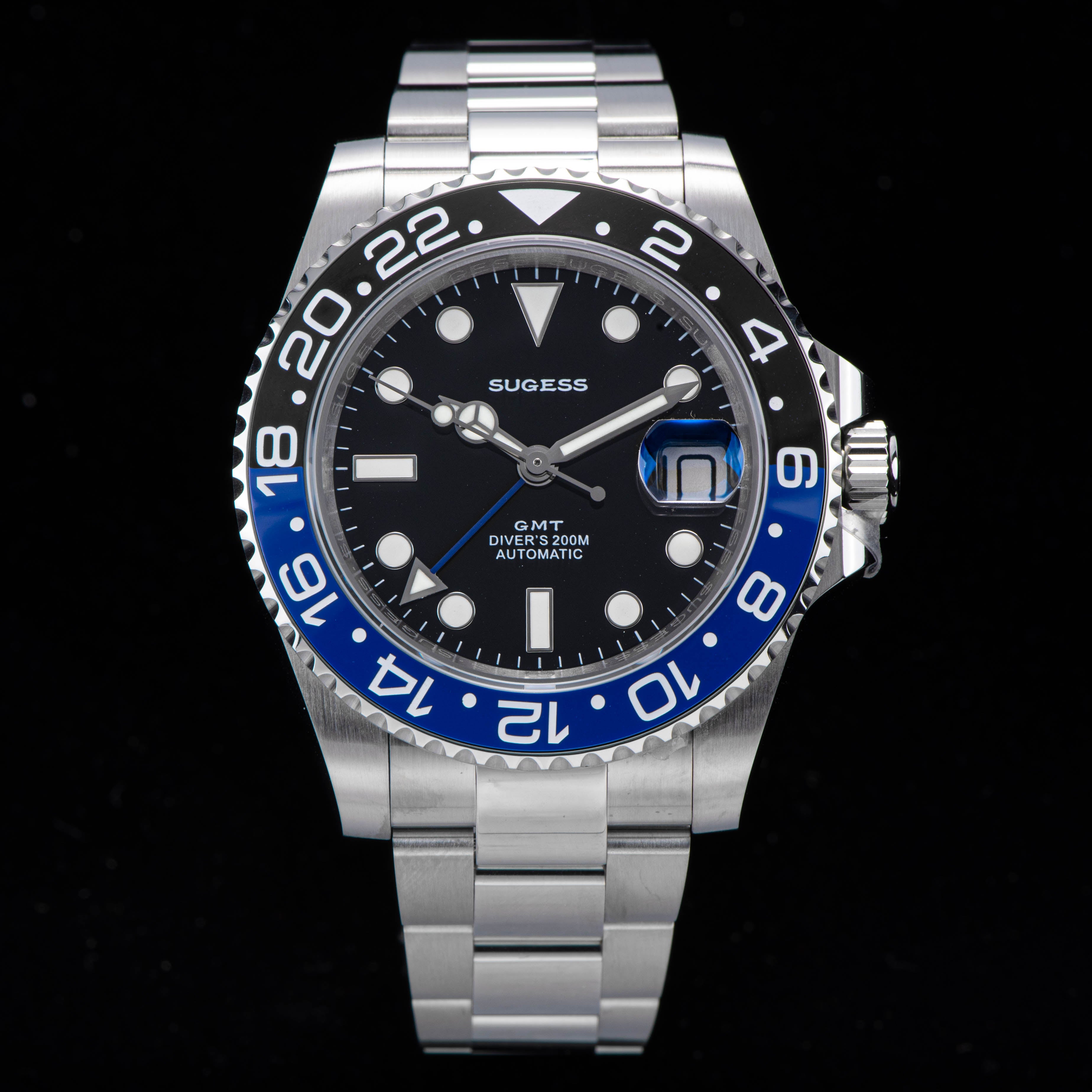 GMT DIVER'S SG126710BLNR Blue & Black Bezel Jubilee Bracelet-TIME.SHOP