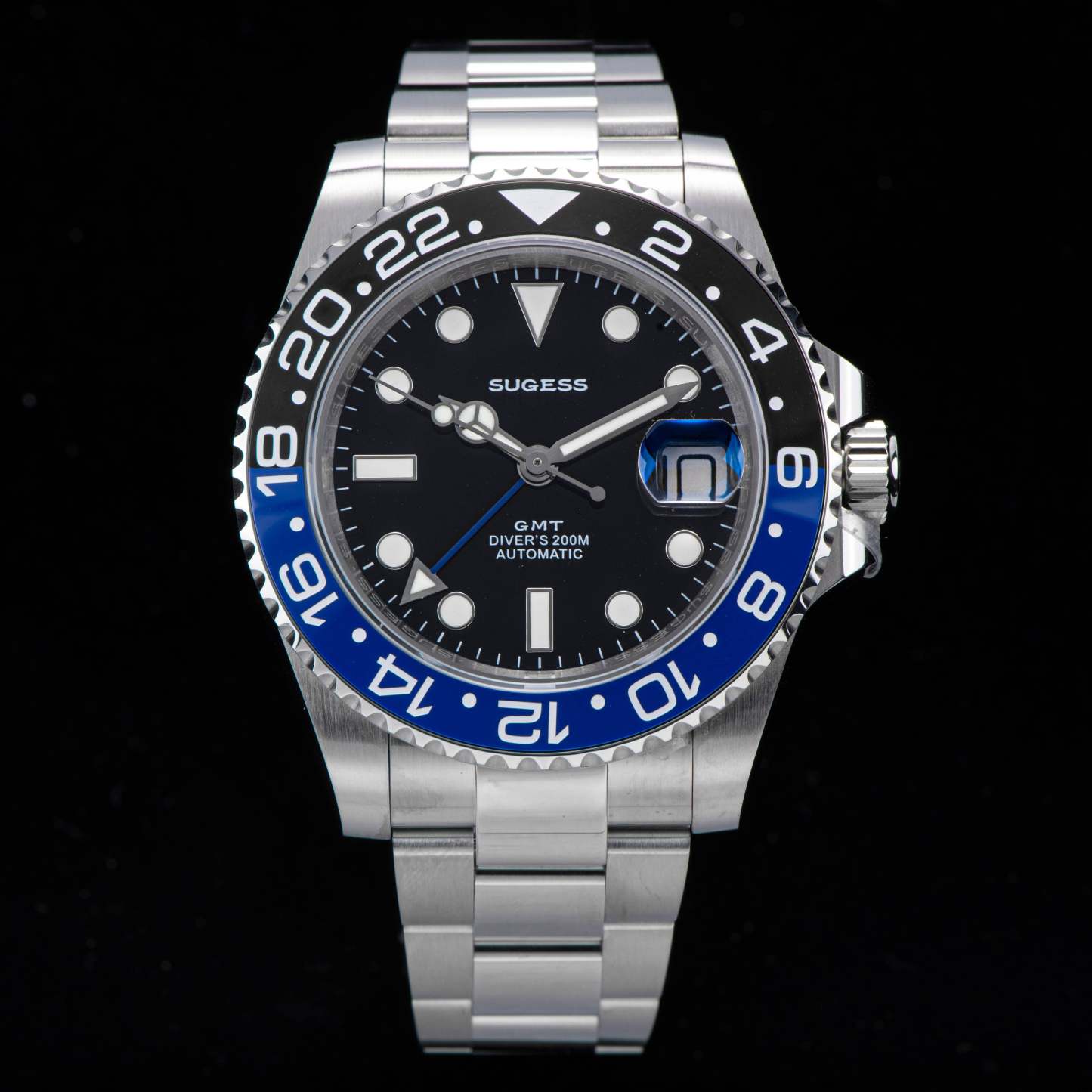 GMT DIVER'S SG126710BLNR Blue & Black Bezel Jubilee Bracelet-TIME.SHOP