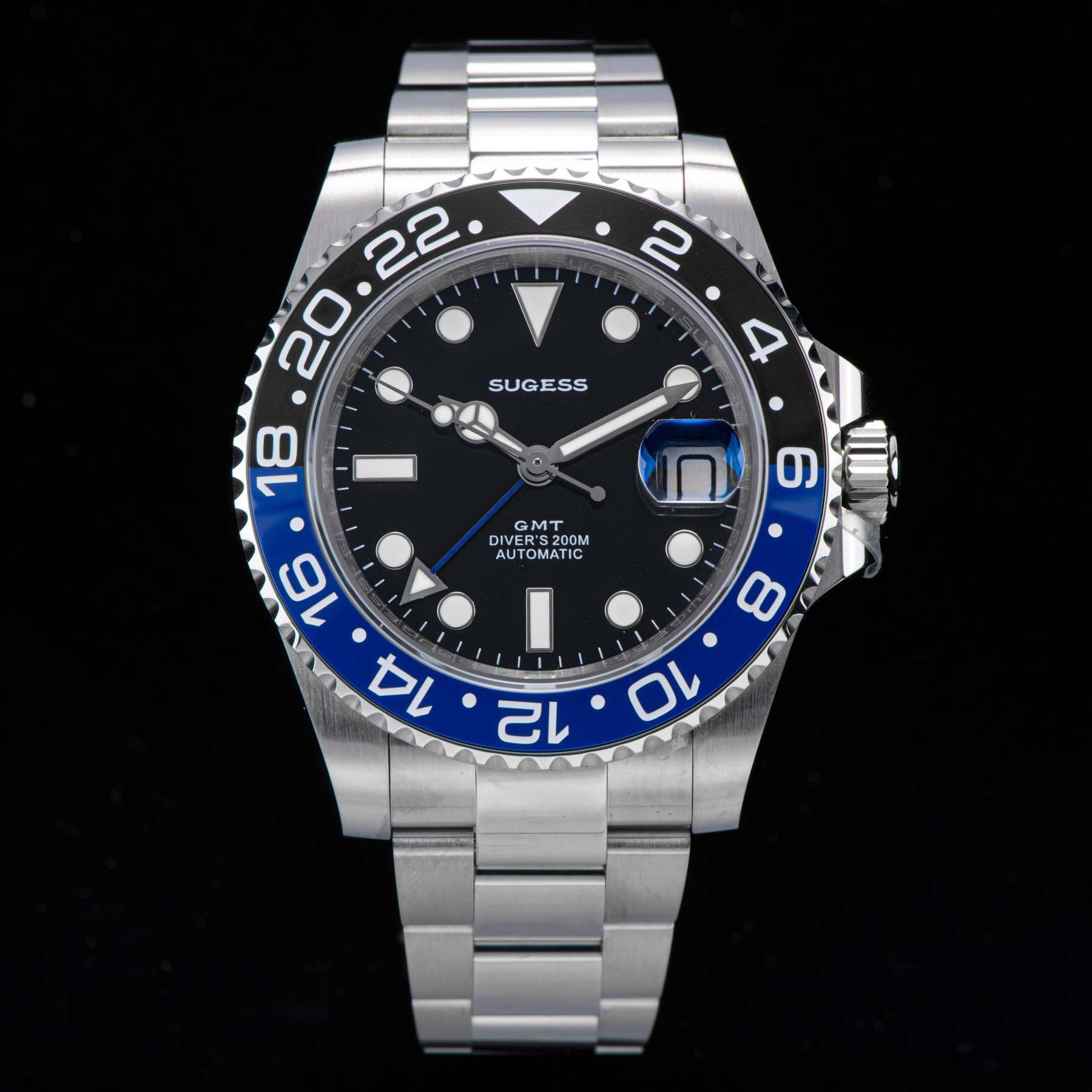 GMT DIVER'S SG126710BLNR Blue & Black Bezel Jubilee Bracelet-TIME.SHOP
