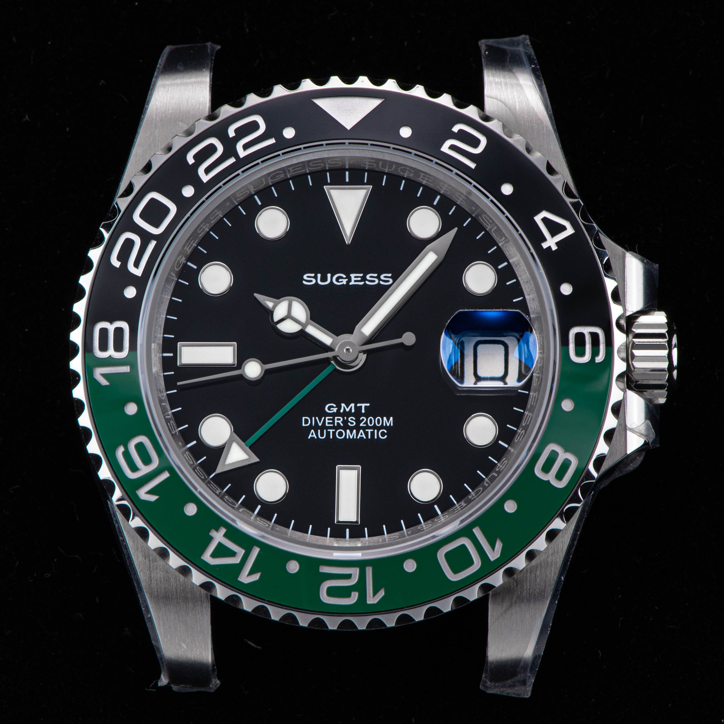 GMT DIVER'S SG116710LN Green Black Bezel Jubilee Bracelet-TIME.SHOP
