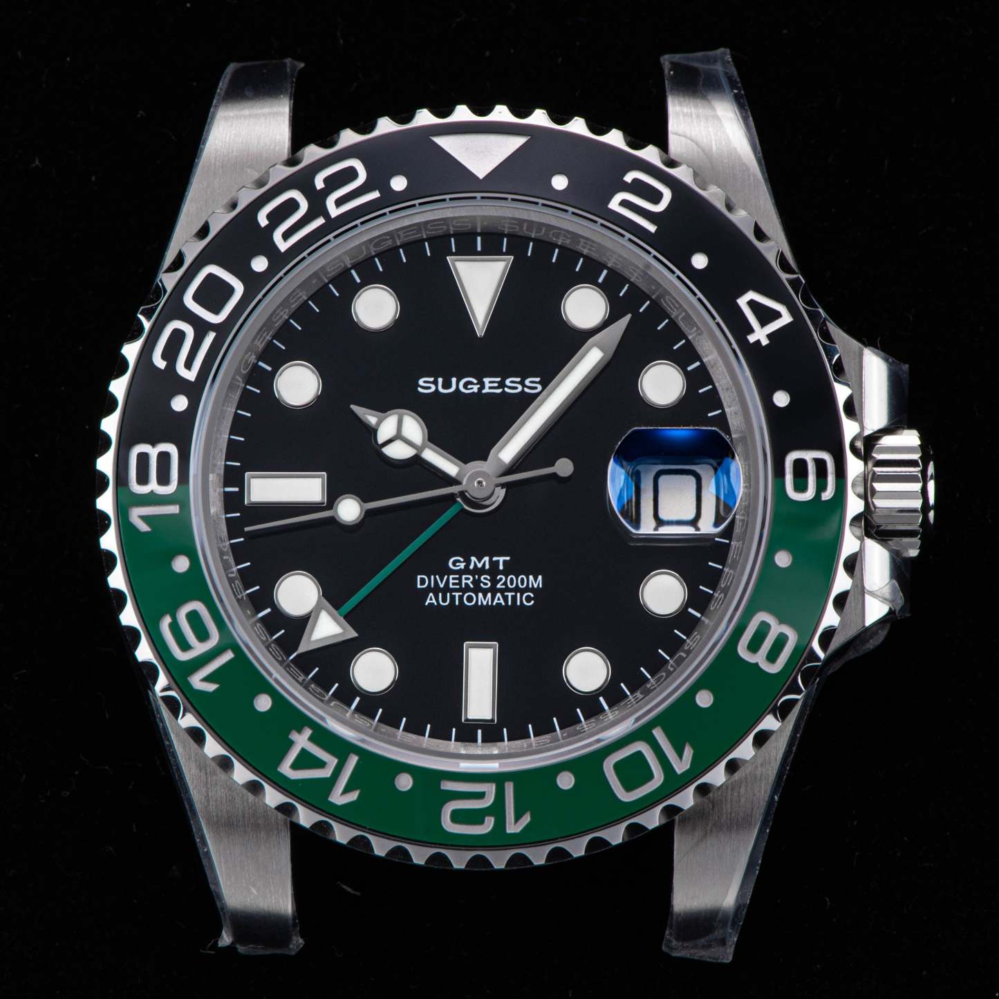 GMT DIVER'S SG116710LN Green Black Bezel Jubilee Bracelet-TIME.SHOP