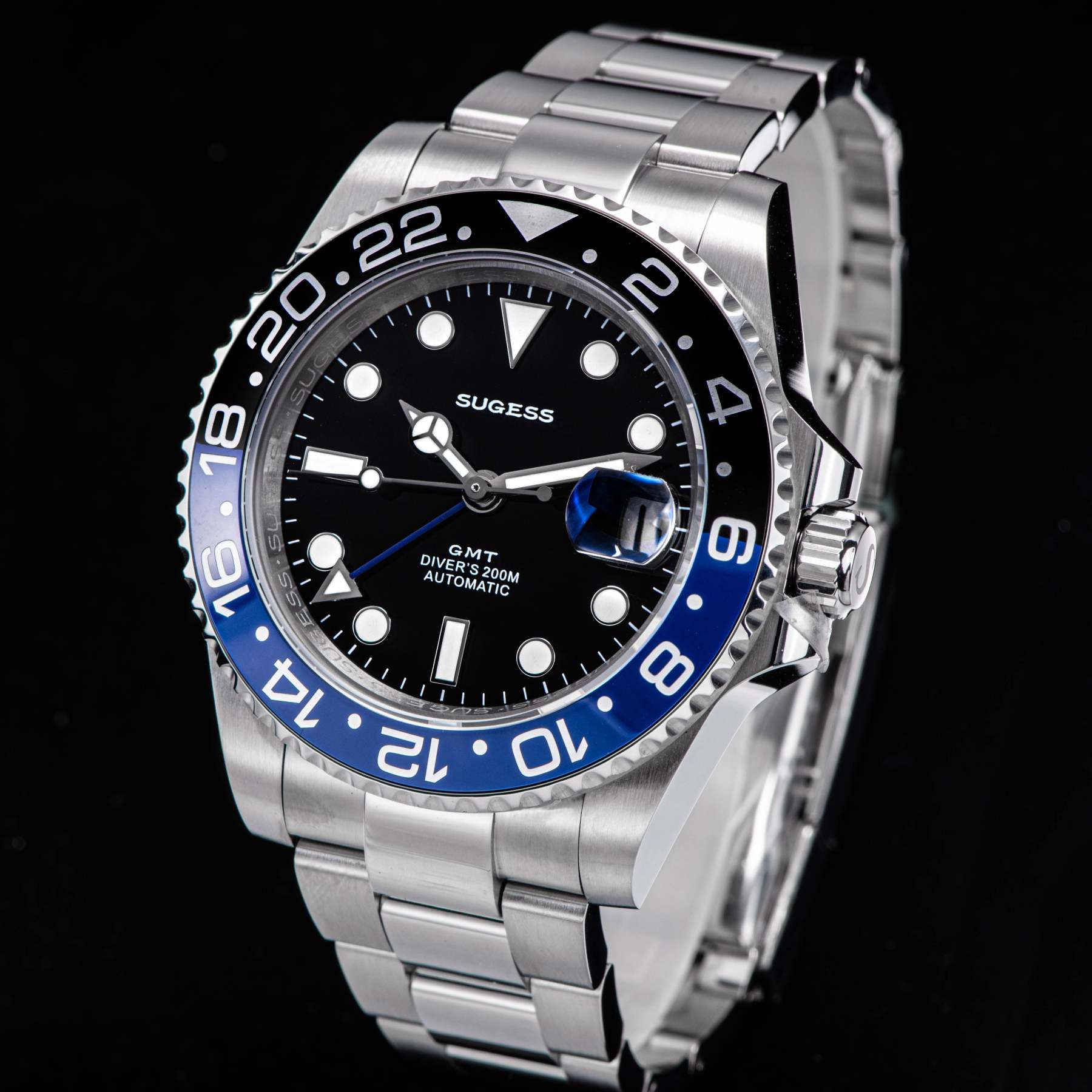 GMT DIVER'S SG126710BLNR Blue & Black Bezel Jubilee Bracelet-TIME.SHOP