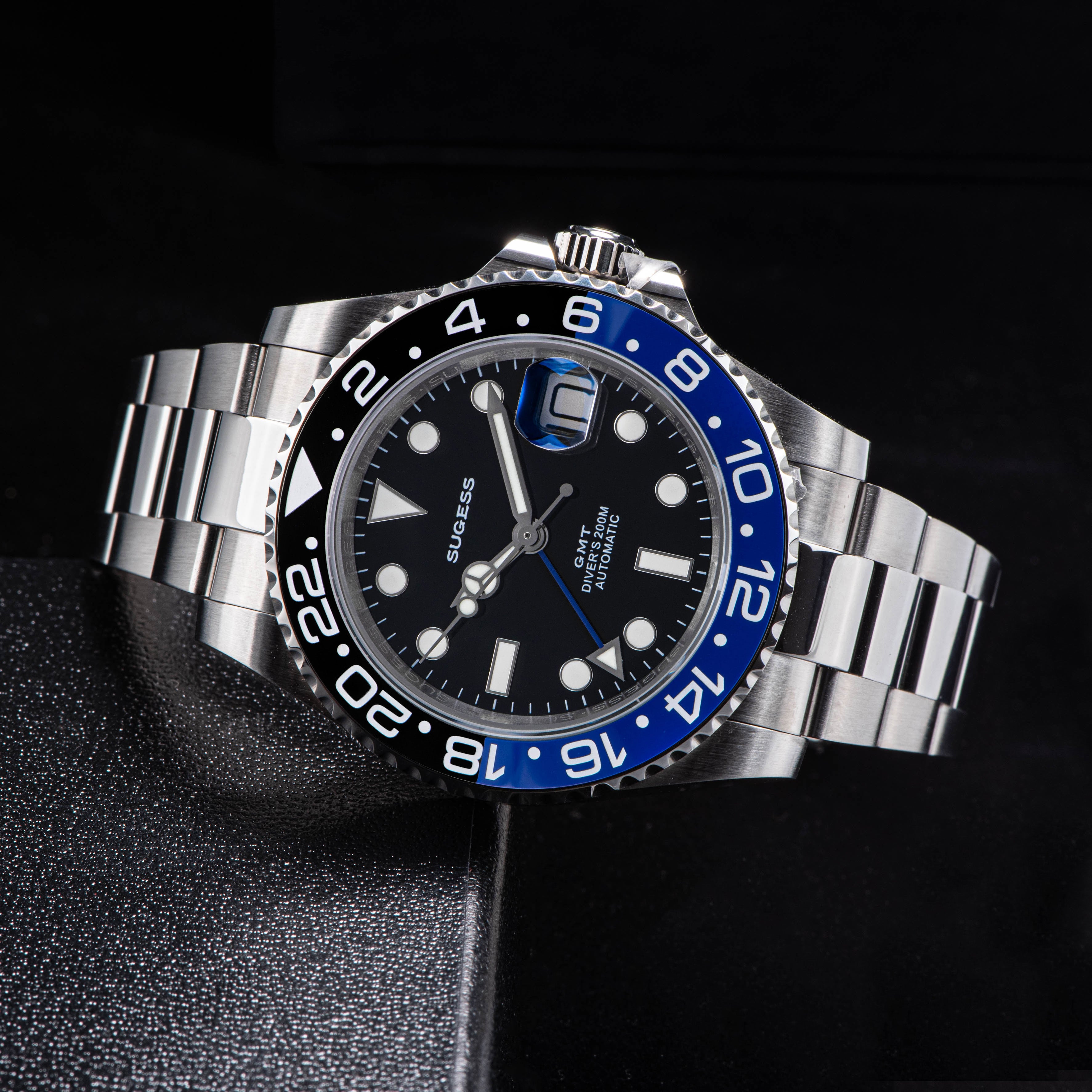 GMT DIVER'S SG126710BLNR Blue & Black Bezel Jubilee Bracelet-TIME.SHOP