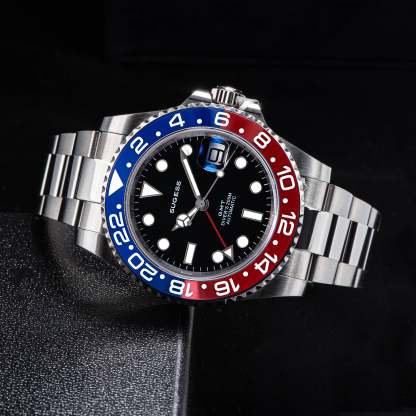 GMT DIVER'S SU126710BLRO V2 Red & Blue Bezel-TIME.SHOP
