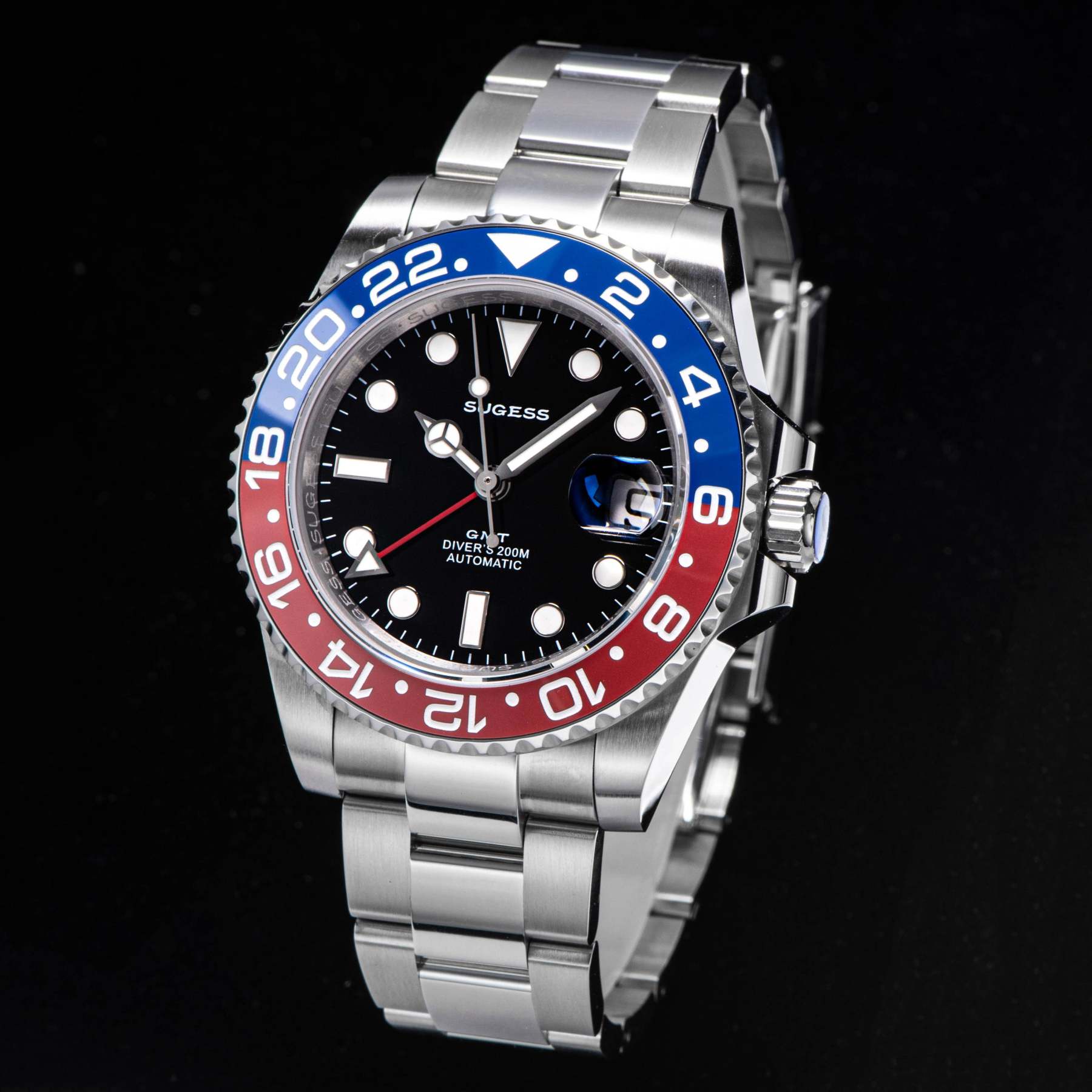 GMT DIVER'S SU126710BLRO V2 Red & Blue Bezel-TIME.SHOP