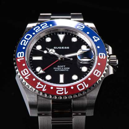 GMT DIVER'S SU126710BLRO V2 Red & Blue Bezel-TIME.SHOP