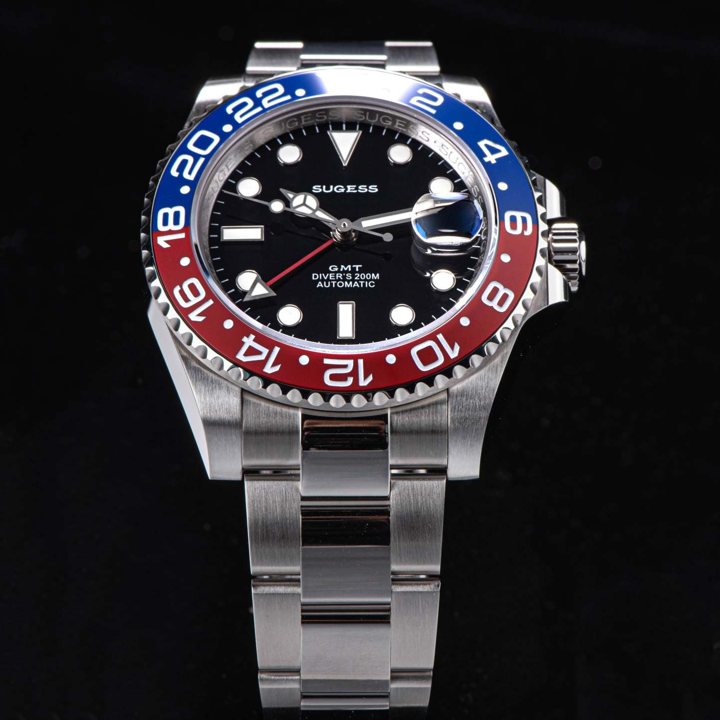 GMT DIVER'S SU126710BLRO V2 Red & Blue Bezel-TIME.SHOP