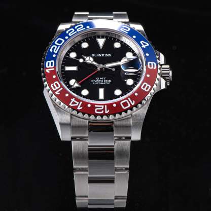 GMT DIVER'S SU126710BLRO V2 Red & Blue Bezel-TIME.SHOP