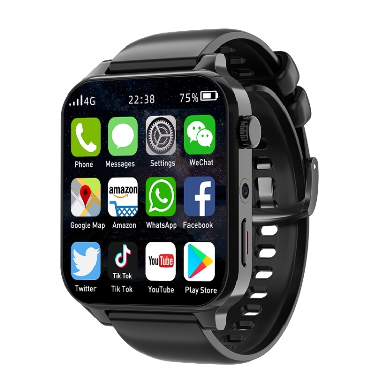 Rogbid Brave 3 1.99 inch TFT Screen Android 9.1 LTE 4G Smart Watch, Support Face Recognition-TIME.SHOP