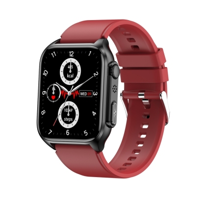 TK12 1.96 inch IP67 Waterproof Silicone Band Smart Watch Supports ECG / Remote Families Care / Bluetooth Call / Body Temperature Monitoring-TIME.SHOP