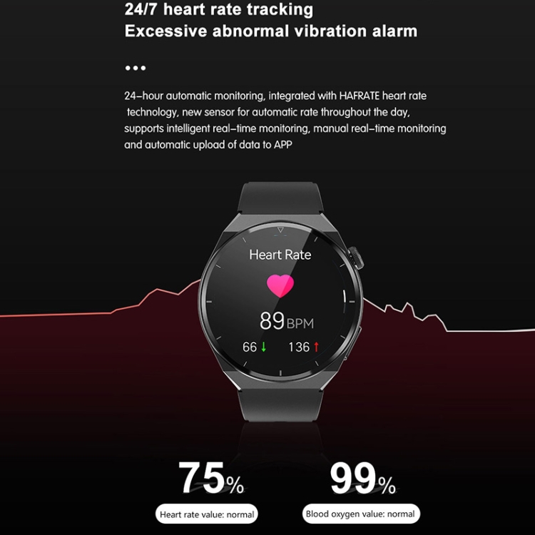 TK20 1.39 inch IP68 Waterproof Silicone Band Smart Watch Supports ECG / Remote Families Care / Body Temperature Monitoring-TIME.SHOP