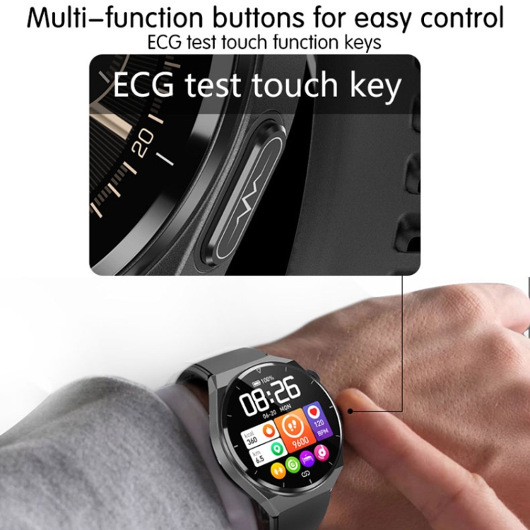 TK20 1.39 inch IP68 Waterproof Silicone Band Smart Watch Supports ECG / Remote Families Care / Body Temperature Monitoring-TIME.SHOP