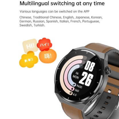 TK20 1.39 inch IP68 Waterproof Silicone Band Smart Watch Supports ECG / Remote Families Care / Body Temperature Monitoring-TIME.SHOP