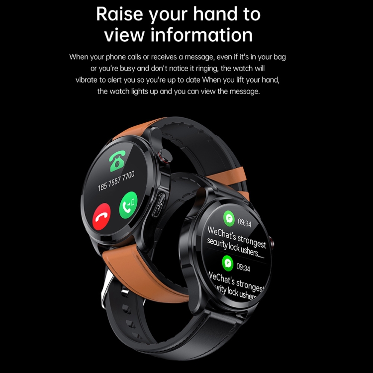 TK22 1.39 inch IP67 Waterproof Silicone Band Smart Watch Supports ECG / Non-invasive Blood Sugar-TIME.SHOP