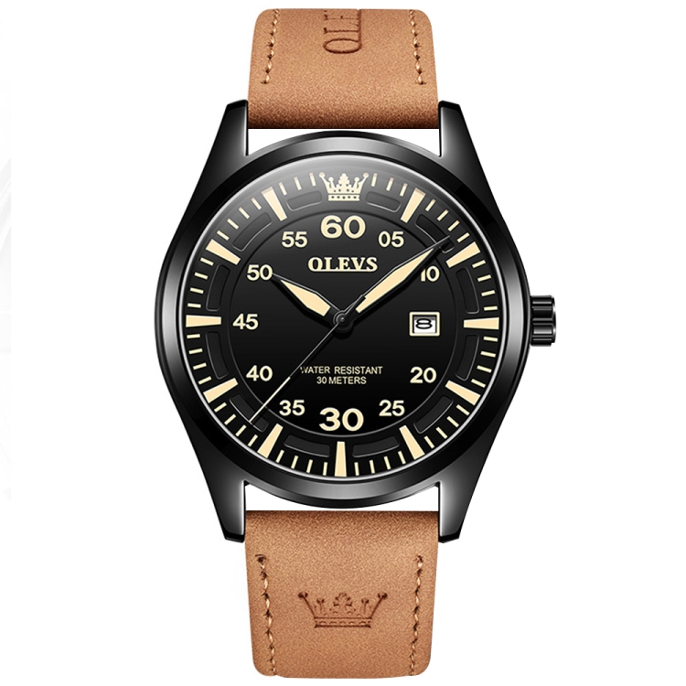 OLEVS 9962 Men Multifunctional Waterproof Quartz Watch-TIME.SHOP