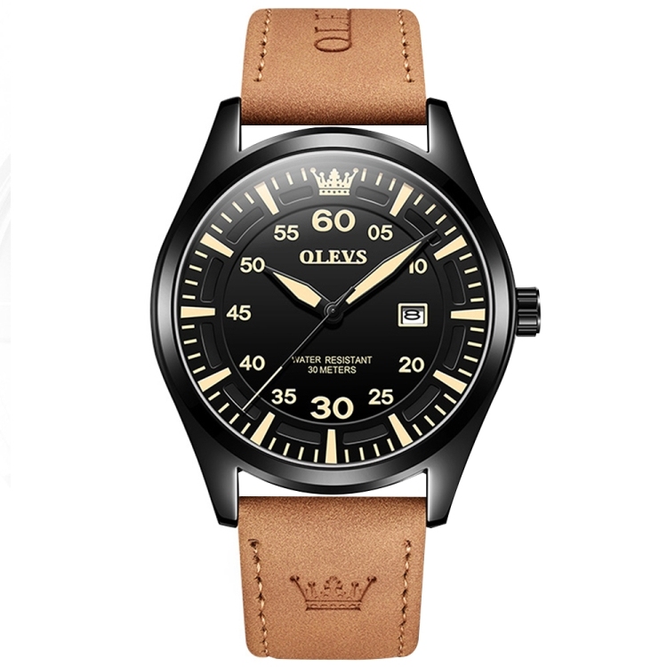OLEVS 9962 Men Multifunctional Waterproof Quartz Watch-TIME.SHOP