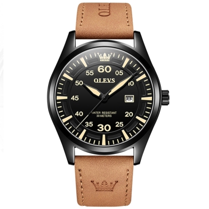 OLEVS 9962 Men Multifunctional Waterproof Quartz Watch-TIME.SHOP