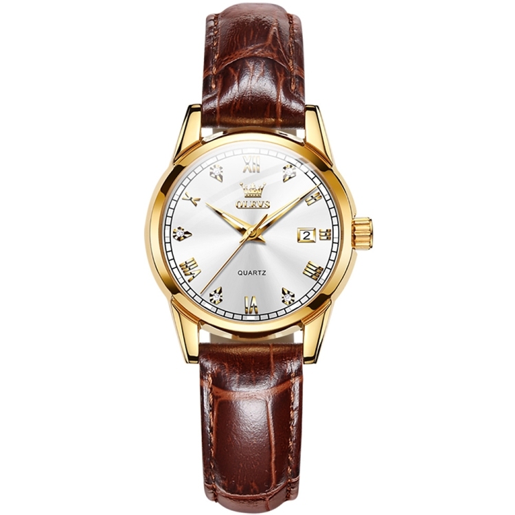 OLEVS 6896 Women Multifunctional Luminous Waterproof Quartz Watch-TIME.SHOP