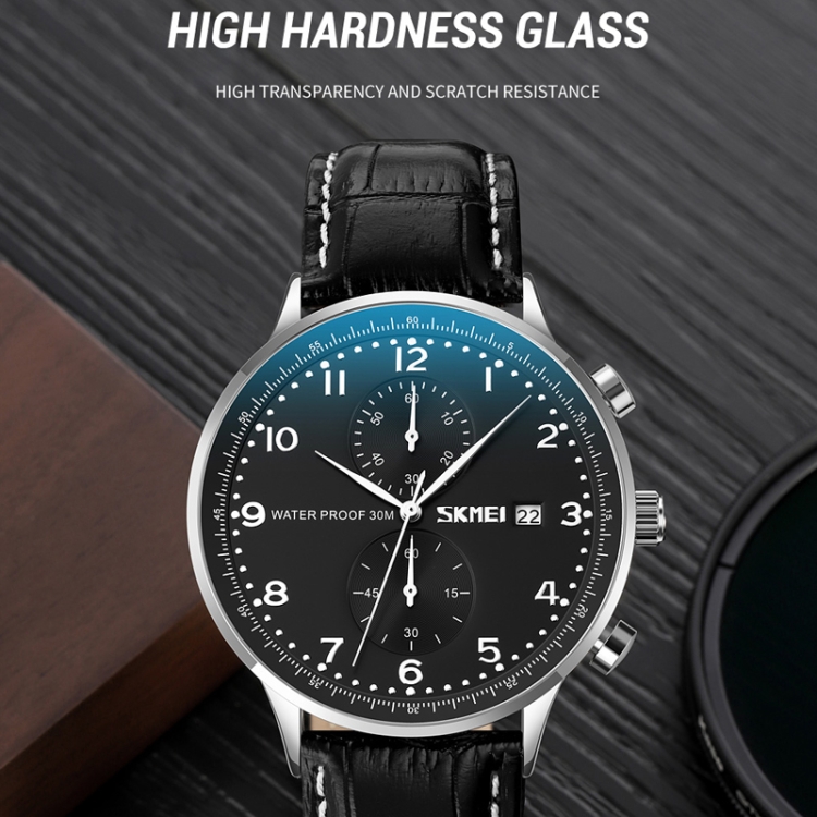 SKMEI 9301 Multifunctional Men Outdoor Sports 50M Waterproof Quartz Digital Wrist Watch-TIME.SHOP