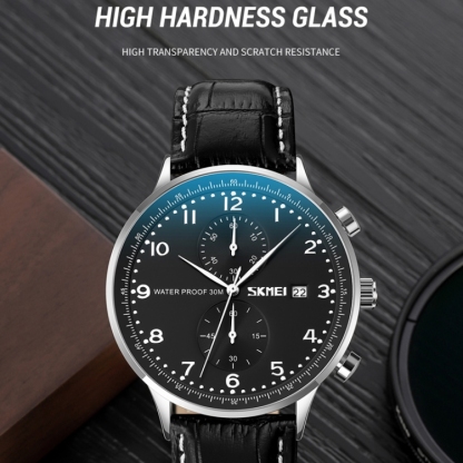 SKMEI 9301 Multifunctional Men Outdoor Sports 50M Waterproof Quartz Digital Wrist Watch-TIME.SHOP
