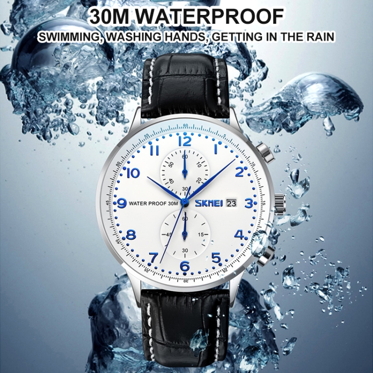 SKMEI 9301 Multifunctional Men Outdoor Sports 50M Waterproof Quartz Digital Wrist Watch-TIME.SHOP