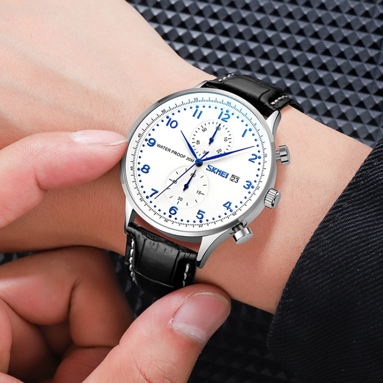 SKMEI 9301 Multifunctional Men Outdoor Sports 50M Waterproof Quartz Digital Wrist Watch-TIME.SHOP