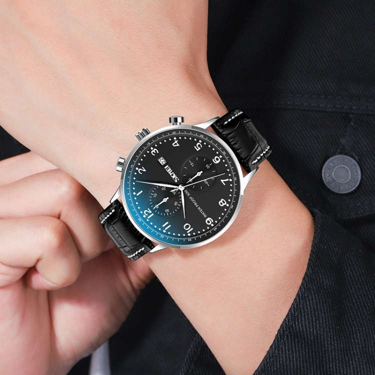 SKMEI 9301 Multifunctional Men Outdoor Sports 50M Waterproof Quartz Digital Wrist Watch-TIME.SHOP