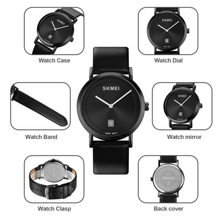 SKMEI 1907 Multifunctional Men 30M Waterproof Fashion Quartz Digital Wrist Watch-TIME.SHOP