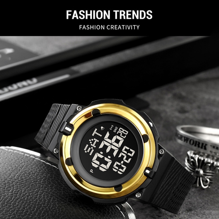 SKMEI 2010 Multifunctional Men 50M Waterproof Luminous Digital Wrist Watch-TIME.SHOP