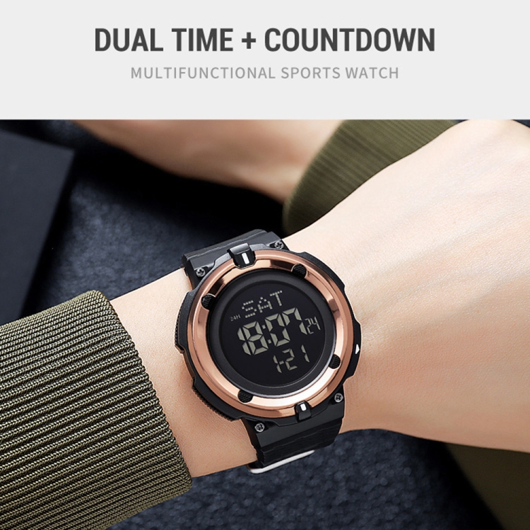 SKMEI 2010 Multifunctional Men 50M Waterproof Luminous Digital Wrist Watch-TIME.SHOP