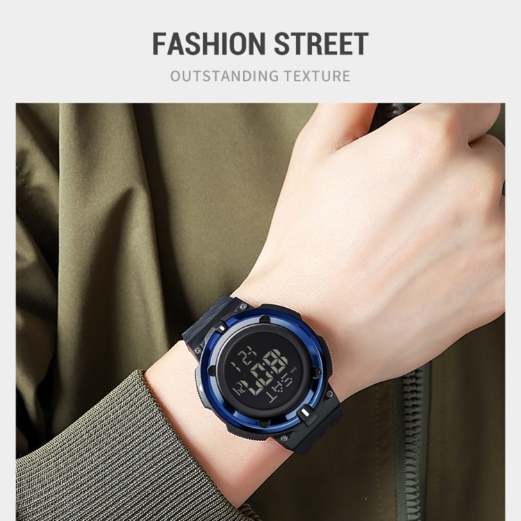 SKMEI 2010 Multifunctional Men 50M Waterproof Luminous Digital Wrist Watch-TIME.SHOP