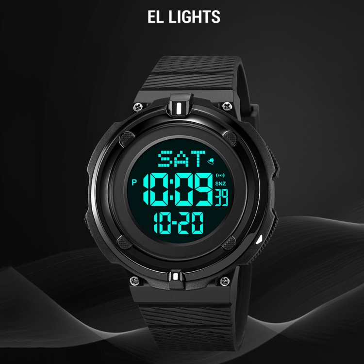 SKMEI 2010 Multifunctional Men 50M Waterproof Luminous Digital Wrist Watch-TIME.SHOP