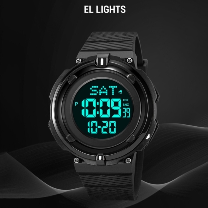 SKMEI 2010 Multifunctional Men 50M Waterproof Luminous Digital Wrist Watch-TIME.SHOP