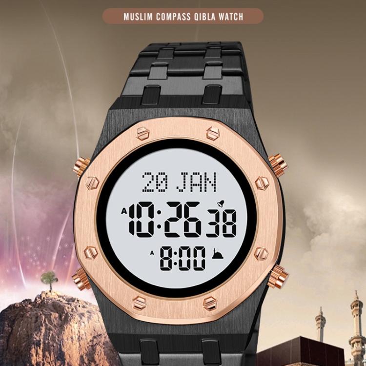 SKMEI 2043 Multifunctional Muslim Worships Compass Digital Wrist Watch-TIME.SHOP