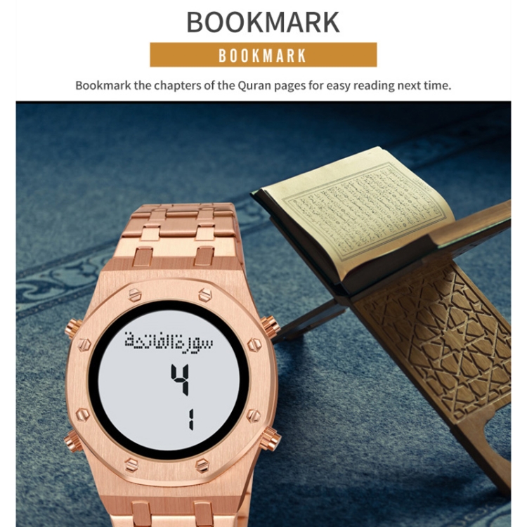 SKMEI 2043 Multifunctional Muslim Worships Compass Digital Wrist Watch-TIME.SHOP