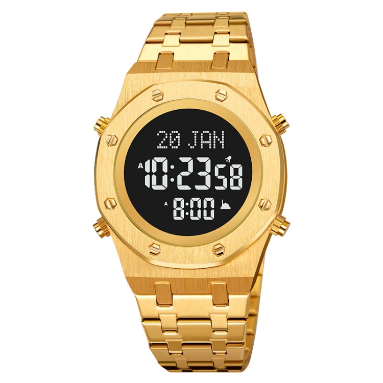 SKMEI 2043 Multifunctional Muslim Worships Compass Digital Wrist Watch-TIME.SHOP