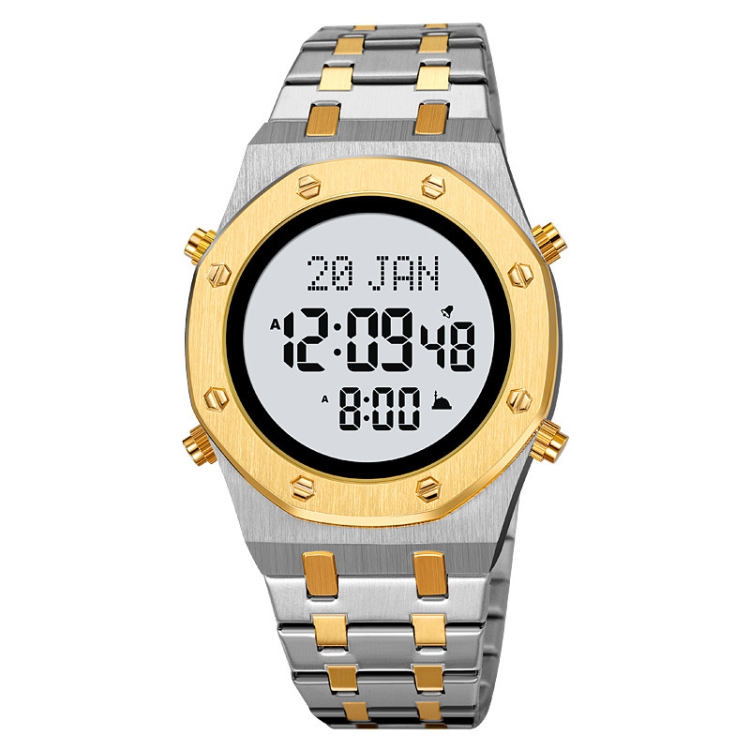 SKMEI 2043 Multifunctional Muslim Worships Compass Digital Wrist Watch-TIME.SHOP