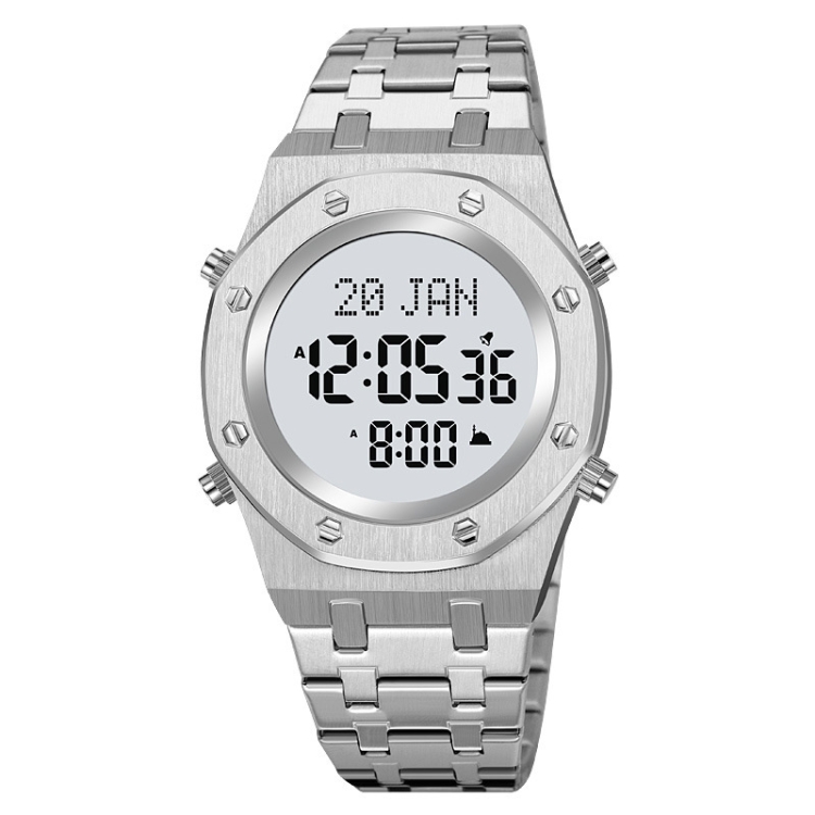 SKMEI 2043 Multifunctional Muslim Worships Compass Digital Wrist Watch-TIME.SHOP